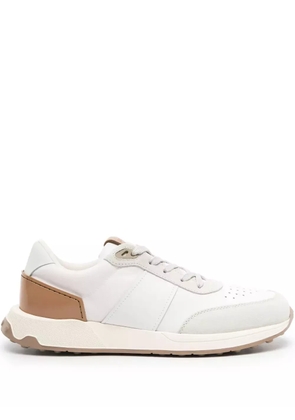 Tod's panelled leather sneakers - White
