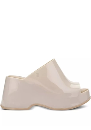 Melissa Patty peep-toe platform sandals - Neutrals
