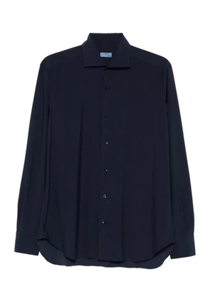 Barba long-sleeve button-up shirt - Blue