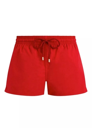 Vilebrequin turtle jacquard swim shorts - Red