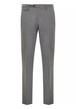 Corneliani pressed-crease wool trousers - Grey