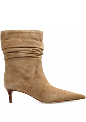 Michael Michael Kors 50mm ruched pointed-toe boots - Neutrals