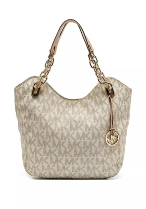 Michael Kors Vintage pre-owned Lillie monogram shoulder bag - White