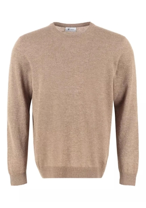 THE (Alphabet) cashmere-blend jumper - Brown