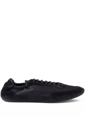 Prada Collapse Re-Nylon suede sneakers - Black