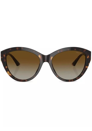 Jimmy Choo Eyewear round-frame sunglasses - Brown