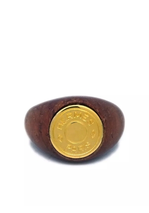 Hermès Pre-Owned 1990-2000s Clou De Selle ring - Brown