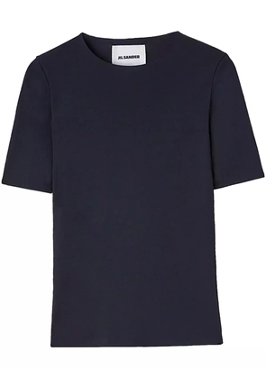 Jil Sander crew neck short-sleeved T-shirt - Blue