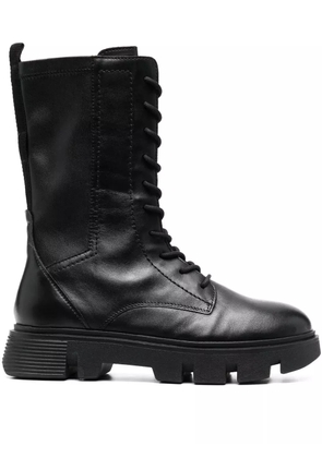 Geox Vilde leather boots - Black