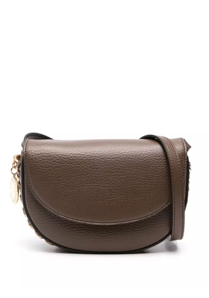 Stella McCartney Frayme chain-detailed crossbody bag - Brown