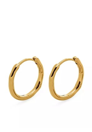 Monica Vinader Siren small hoop earrings - Gold
