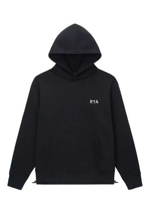 RTA Jordan stamp-logo hoodie - Black
