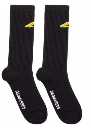 DSQUARED2 logo socks - Black