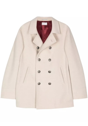 Brunello Cucinelli double-breasted cashmere jacket - Neutrals