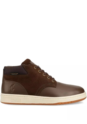 Polo Ralph Lauren leather lace-up boots - Brown