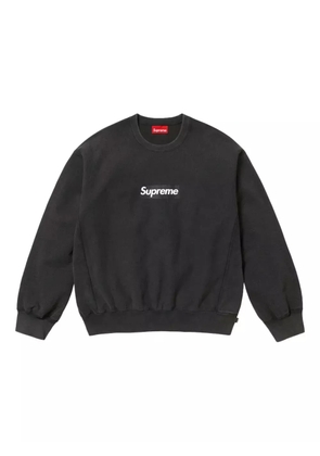 Supreme washed box logo 'SS 25 - Black' sweatshirt