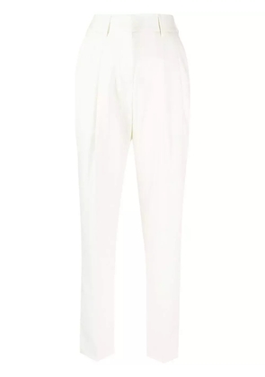 Philipp Plein high-waisted tapered trousers - White