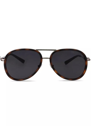Versace Eyewear pilot-frame sunglasses - Black