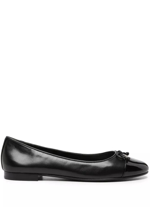 Tory Burch cap-toe ballerina shoes - Black