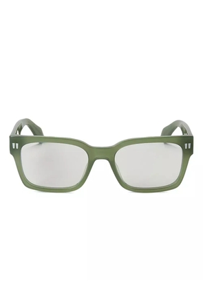 Off-White Eyewear Style 53 square glasses - Green