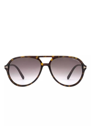 TOM FORD Eyewear oversize-frame sunglasses - Neutrals