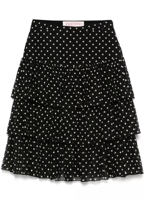 Valentino Garavani polka-dot mini skirt - Black
