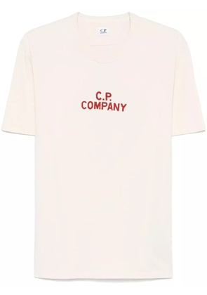 C.P. Company logo-print T-shirt - Neutrals