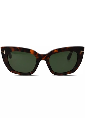 TOM FORD Eyewear rectangle-frame sunglasses - Brown