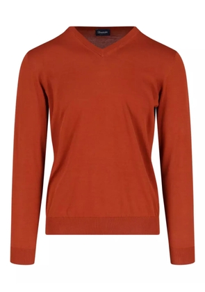 Drumohr V-neck sweater - Orange