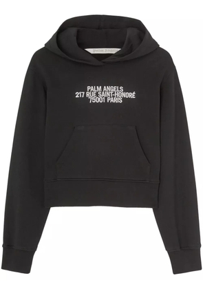 Palm Angels 75001 cotton hoodie - Black