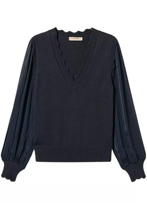 TWINSET panelled top - Blue