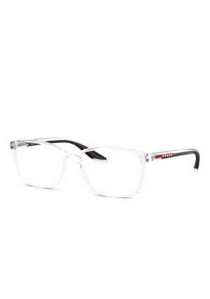 Prada Linea Rossa 07RV rectangle-frame glasses - White