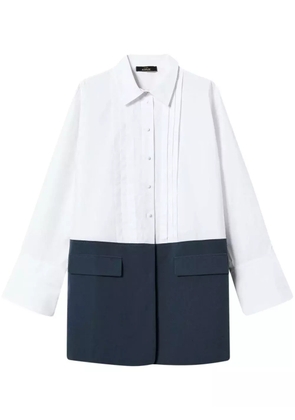 TWINSET colour-block shirtdress - Blue