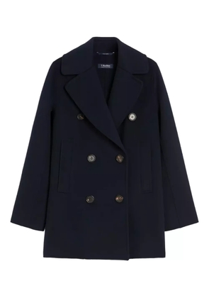 'S Max Mara Caban double-breasted wool coat - Blue