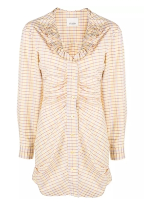 ISABEL MARANT Coral shirt dress - Yellow