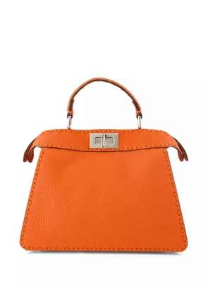 FENDI small Peekaboo ISeeU tote bag - Orange
