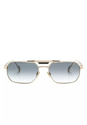 Cazal 7573 pilot-frame sunglasses - Gold