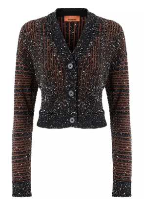 Missoni striped cardigan - Black