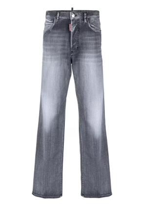 DSQUARED2 high-rise straight-leg jeans - Black