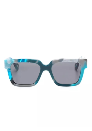Gucci Eyewear square-frame sunglasses - Blue