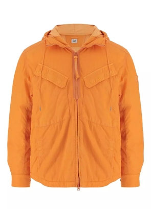 C.P. Company Lens-detail hooded jacket - Orange