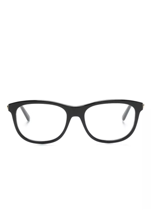 Gucci Eyewear logo-plaque rectangle-frame glasses - Black