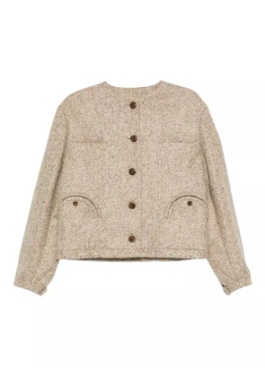 Blazé Milano button-fastening jacket - Neutrals