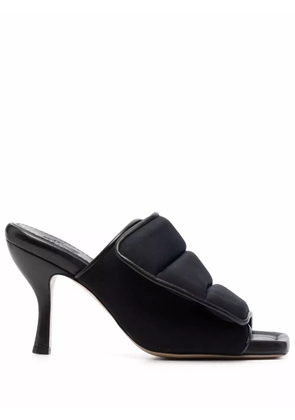 GIABORGHINI padded leather sandals - Black