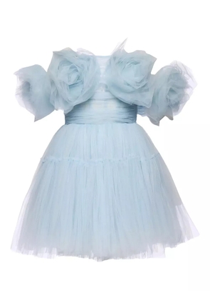 Ana Radu tulle off-shoulder dress - Blue