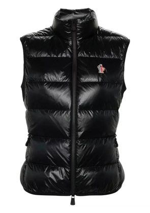 Moncler Grenoble logo-patch gilet - Black