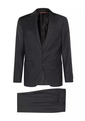 Canali pinstripe wool suit - Blue