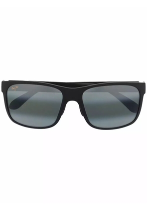Maui Jim square-frame tinted sunglasses - Black