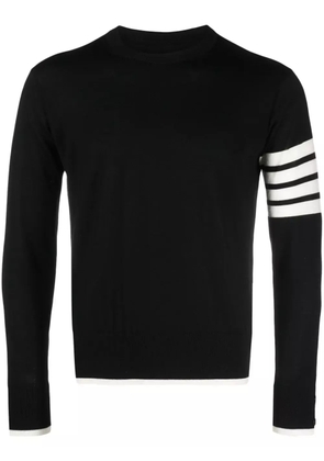 Thom Browne 4-Bar stripe virgin wool jumper - Black