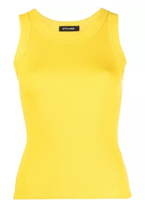 STYLAND organic-cotton vest-top - Yellow